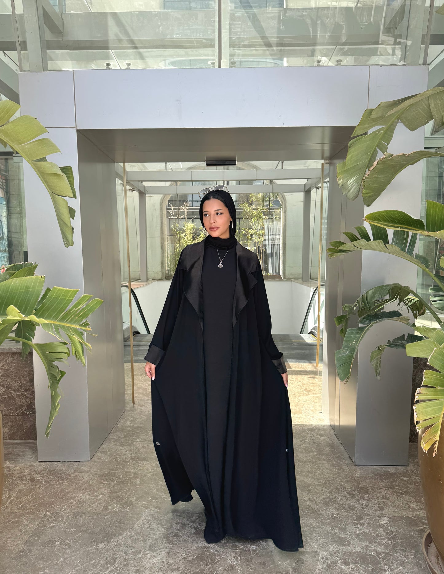 Satin Glow Abaya