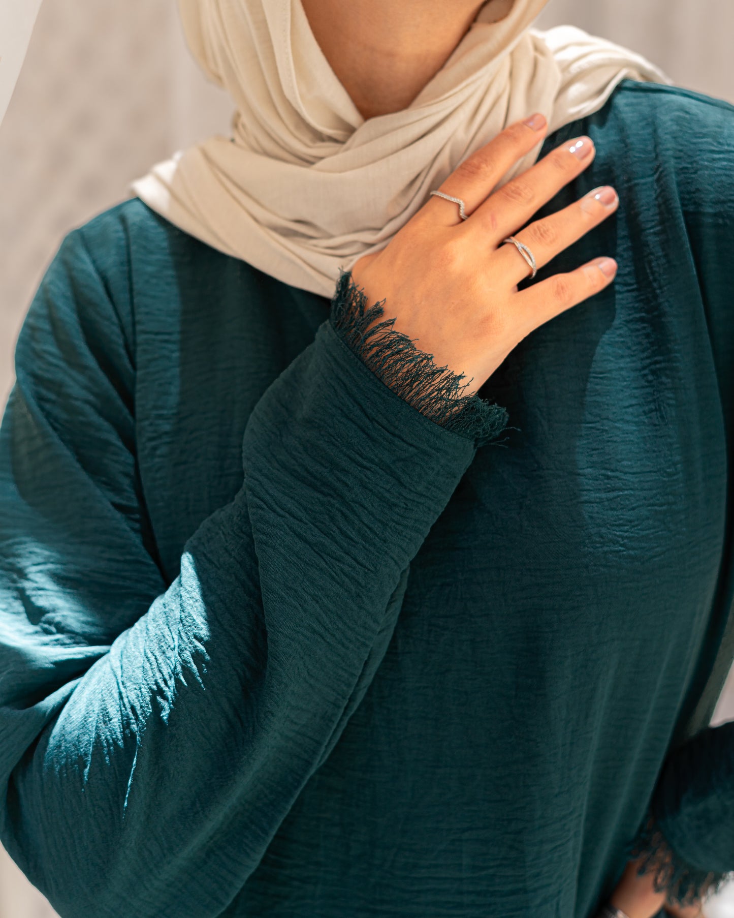 Teal Asymmetrical Set