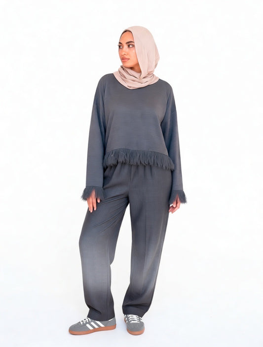 Youth Fringes Linen Set