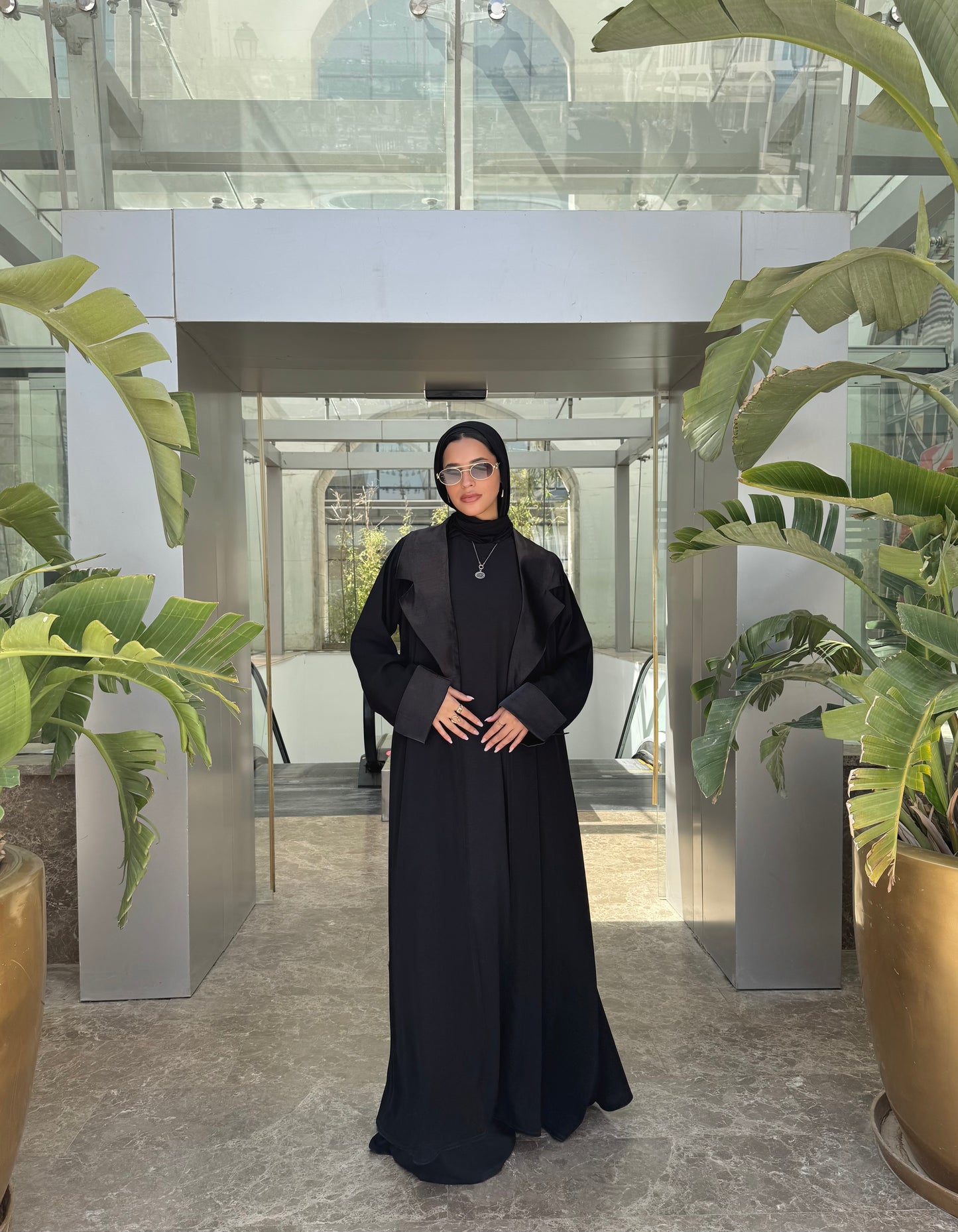 Satin Glow Abaya