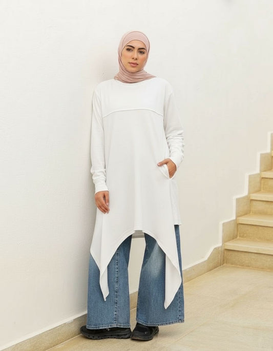 Flowy Sides Cotton Top