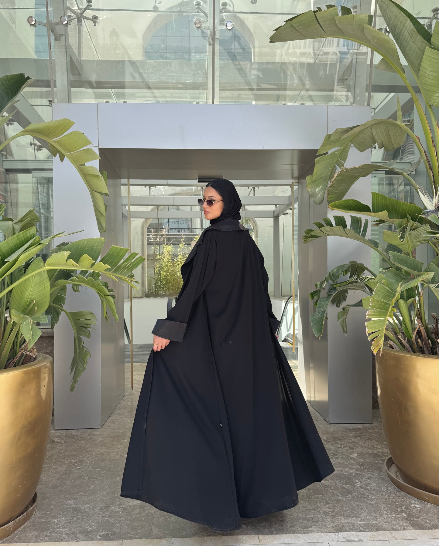 Satin Glow Abaya