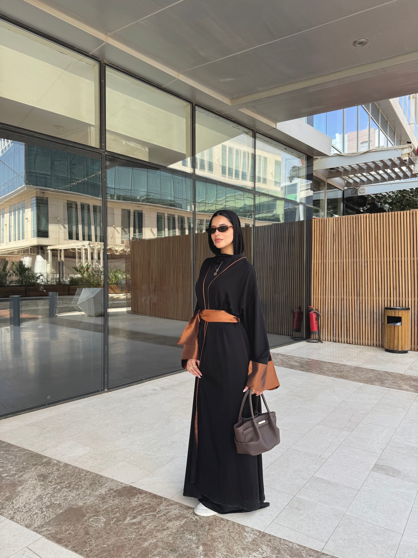 Bronze Sleeves Abaya