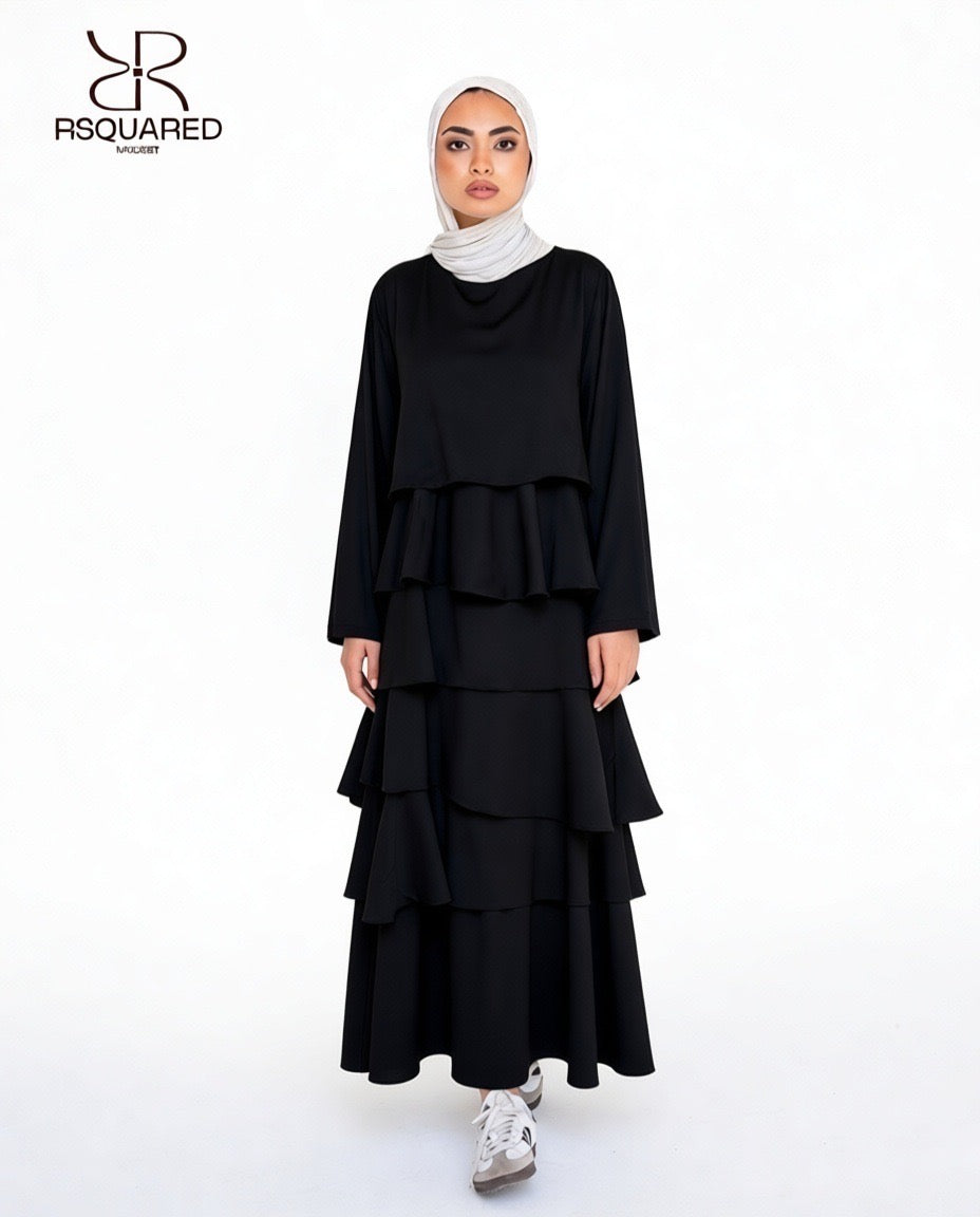 Ruffles Abaya