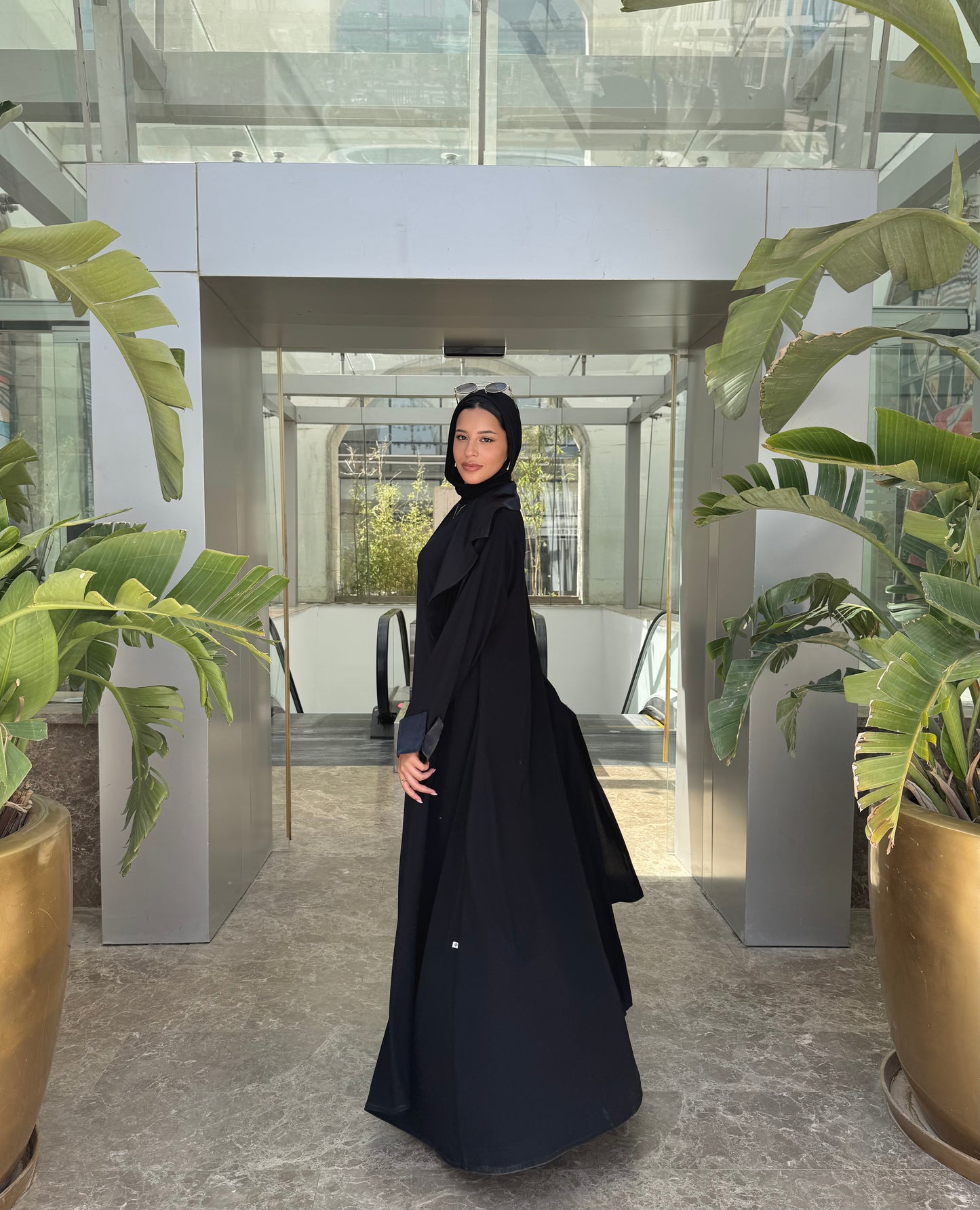 Satin Glow Abaya