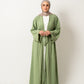 Abaya with stones in Mint