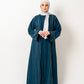 Abaya with stones in Teal
