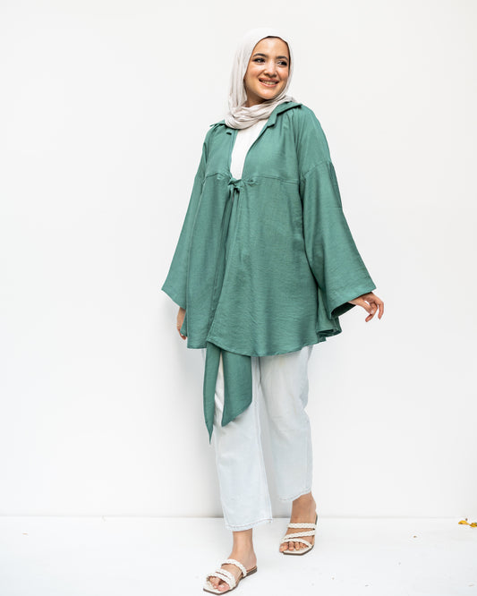 Linen Knotted Shirt