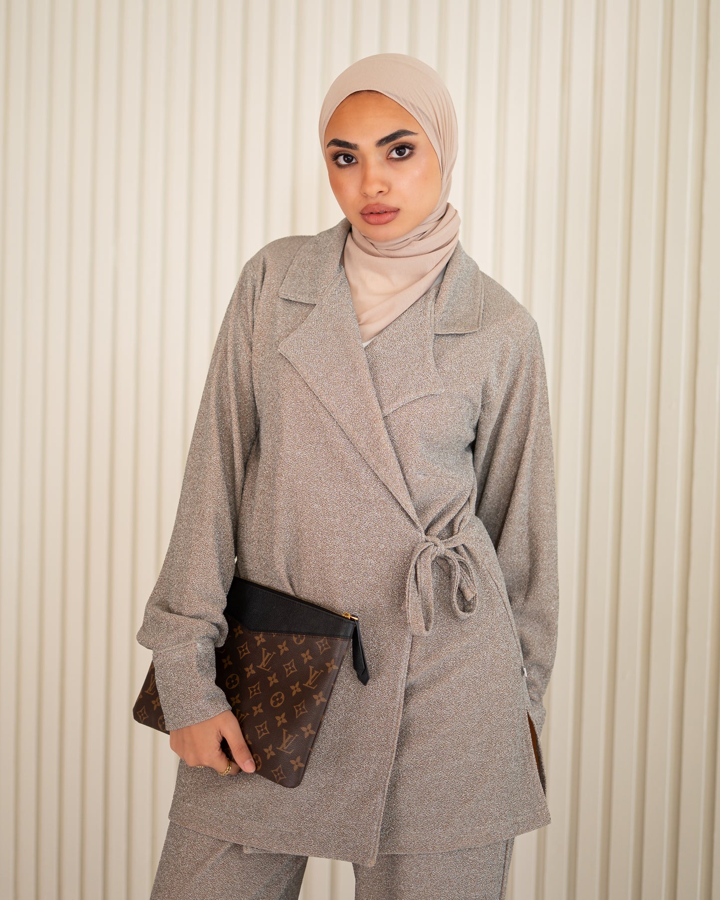 Glow Reflective Set in Beige