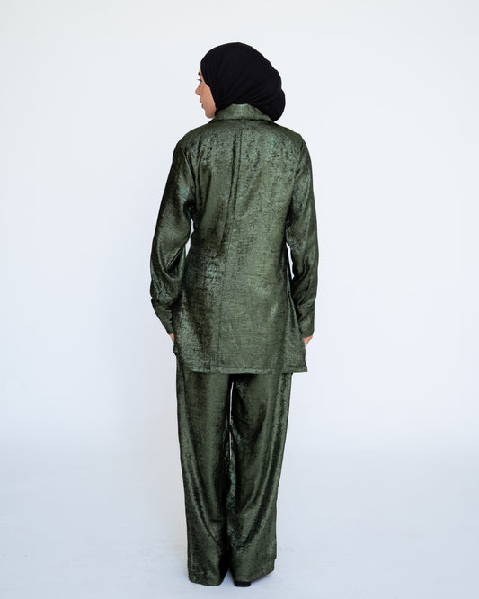 Glow Reflective Set in Olive