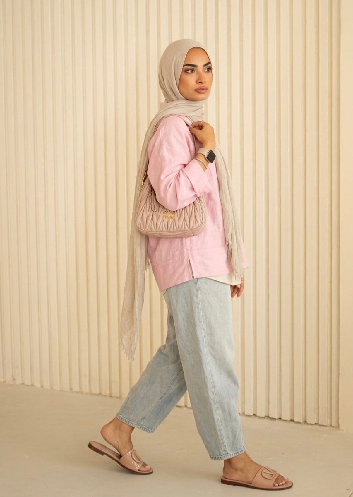 Deconstructed Blouse in Strawberry Milkshake