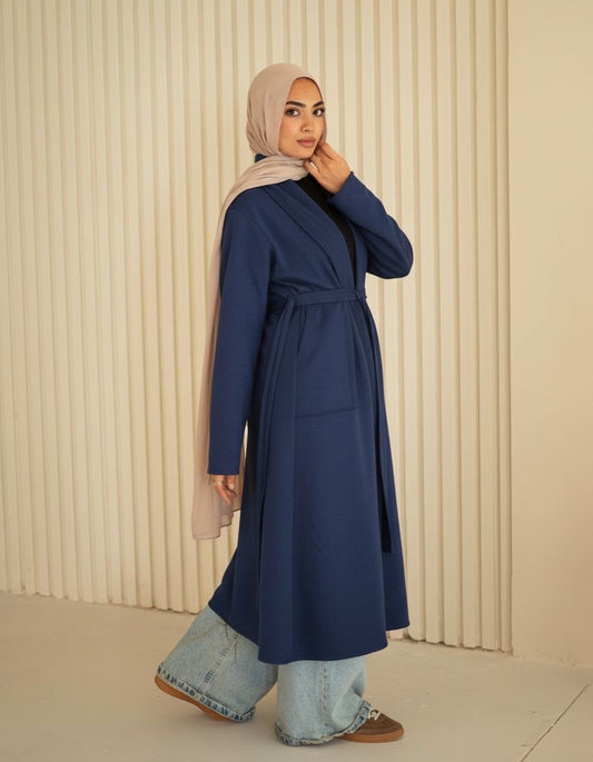 Blue Fringes Flow Cardigan