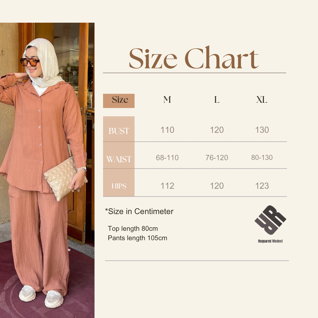 Shirt Textured Set in Camel