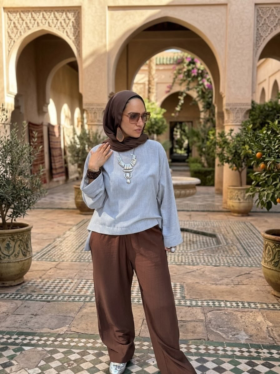 Galaxy Pants in Brown