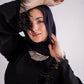 Feather Elegance abaya
