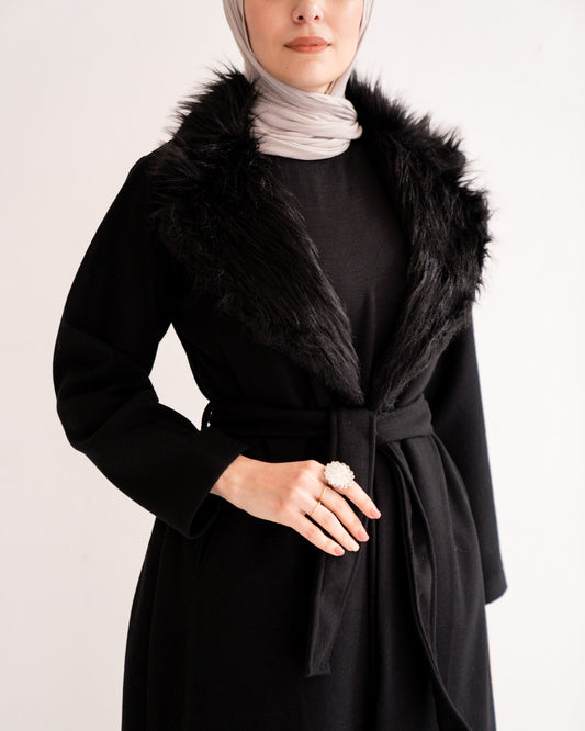Maxi Coat in Black