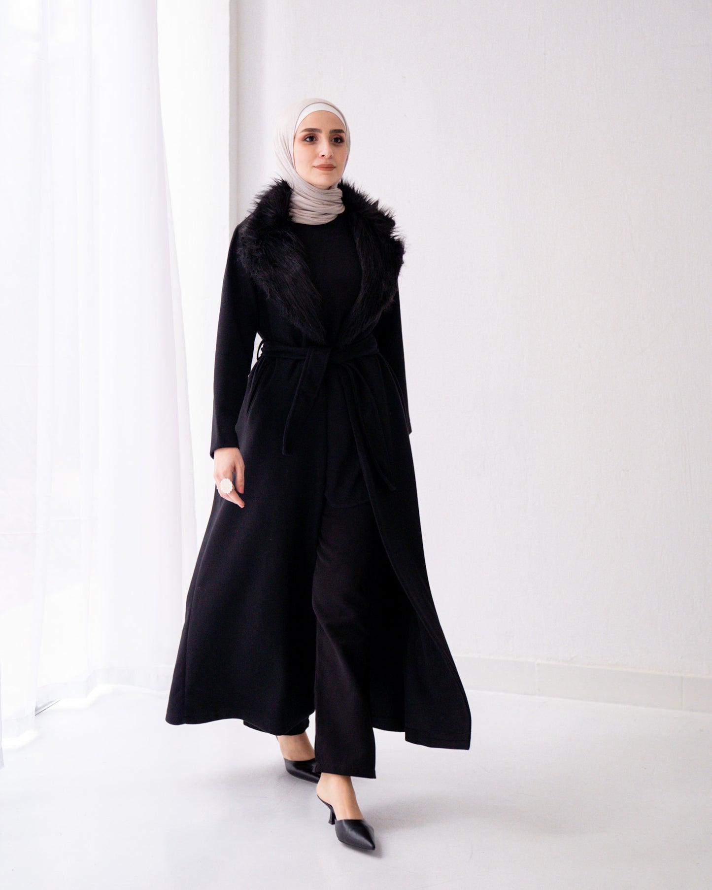 Maxi Coat in Black