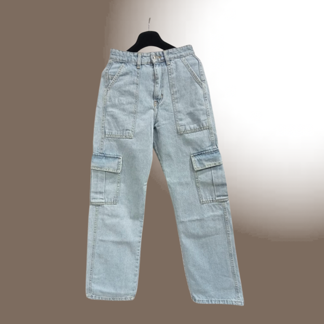 Cargo Jeans light Blue