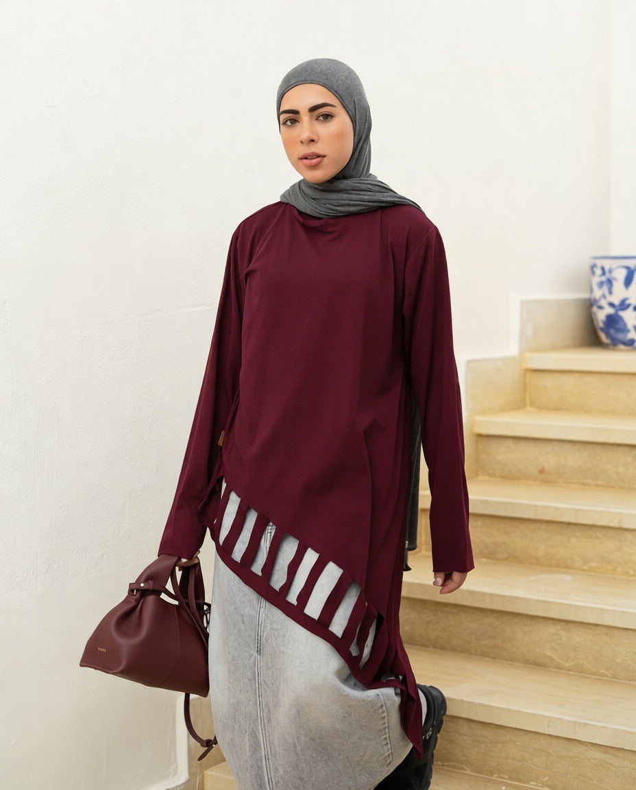 Cut-Out Cotton Top