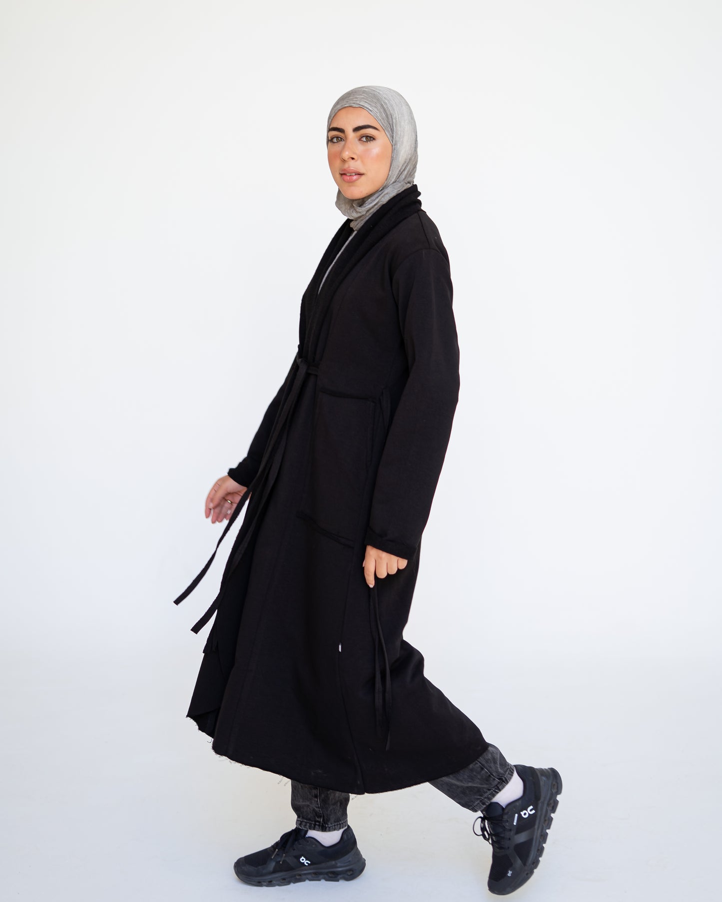 Black Fringes Flow Cardigan