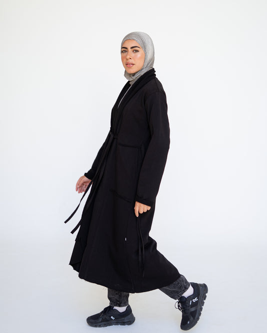 Black Fringes Flow Cardigan