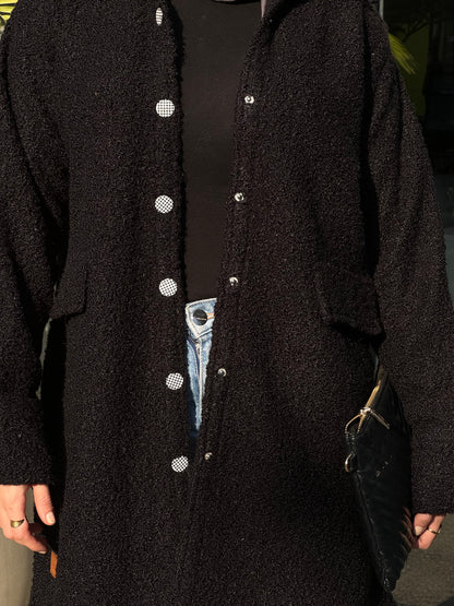 Cloud Coat in Black