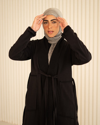 Black Fringes Flow Cardigan