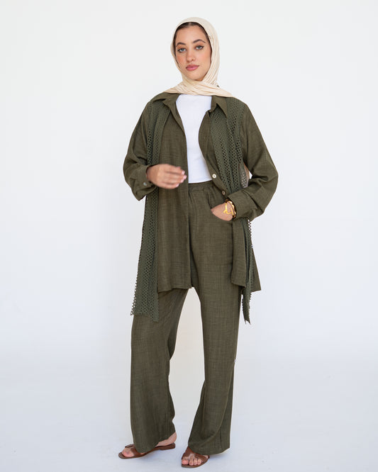 GoldenHour Set in Olive