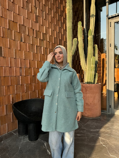 Cloud Coat in Mint
