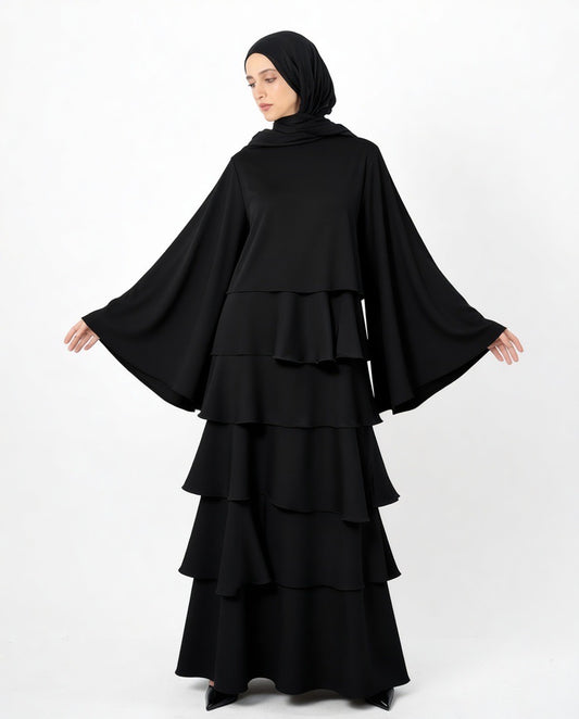 Ruffles Abaya