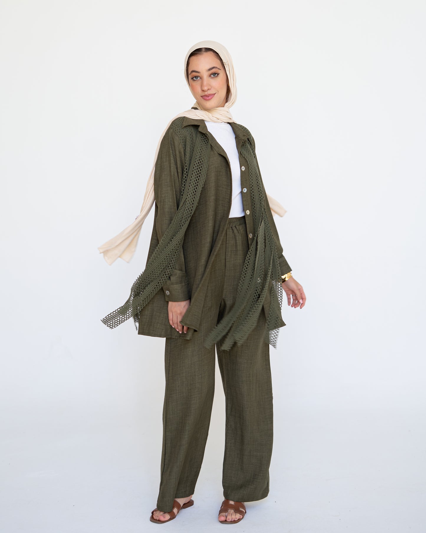 GoldenHour Set in Olive
