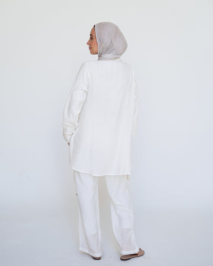 GoldenHour Set in White
