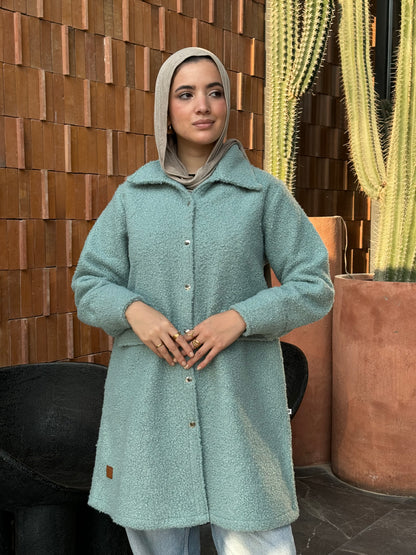 Cloud Coat in Mint