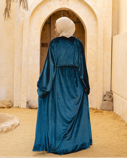 Velvet Plain Abaya