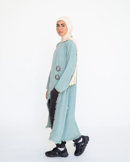 Edged Top in Green Mint