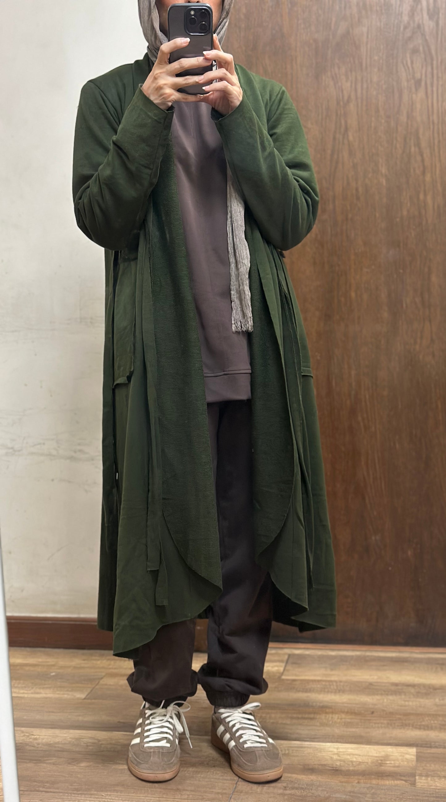 Cardigan with Dangling strips