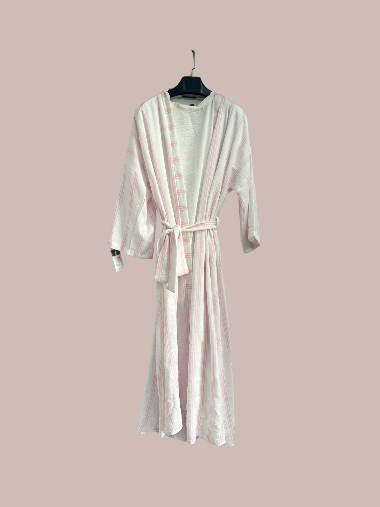 Striped Linen Cardigan