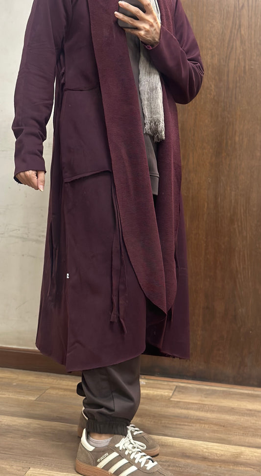 Cardigan with Dangling strips