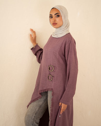 Edged Top in Lilac