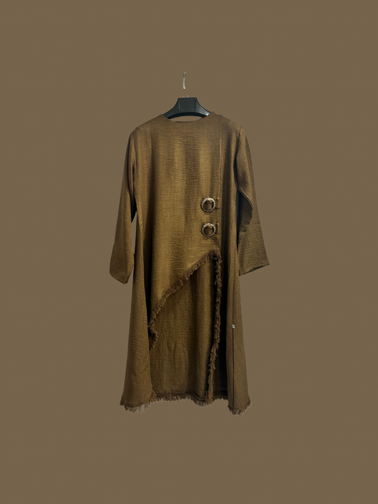 Edged Top in Brown