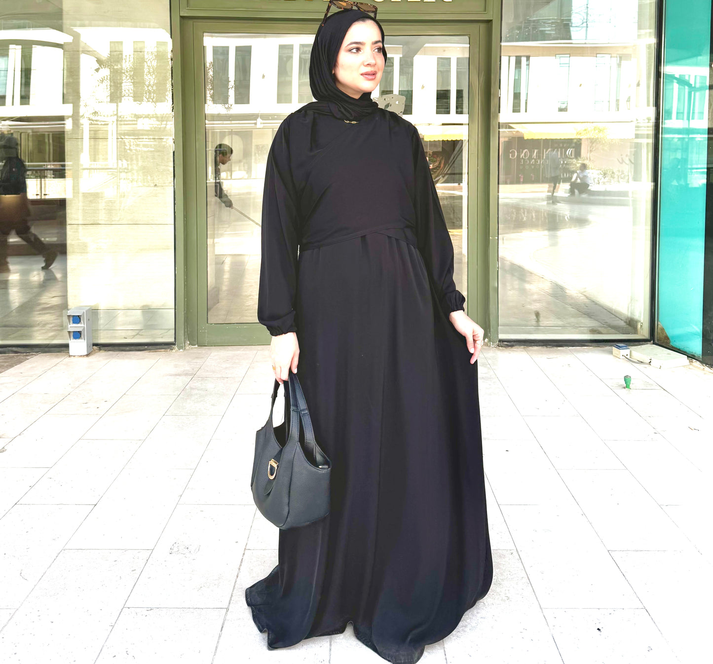 Double breasted Abaya