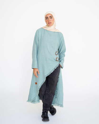 Edged Top in Green Mint