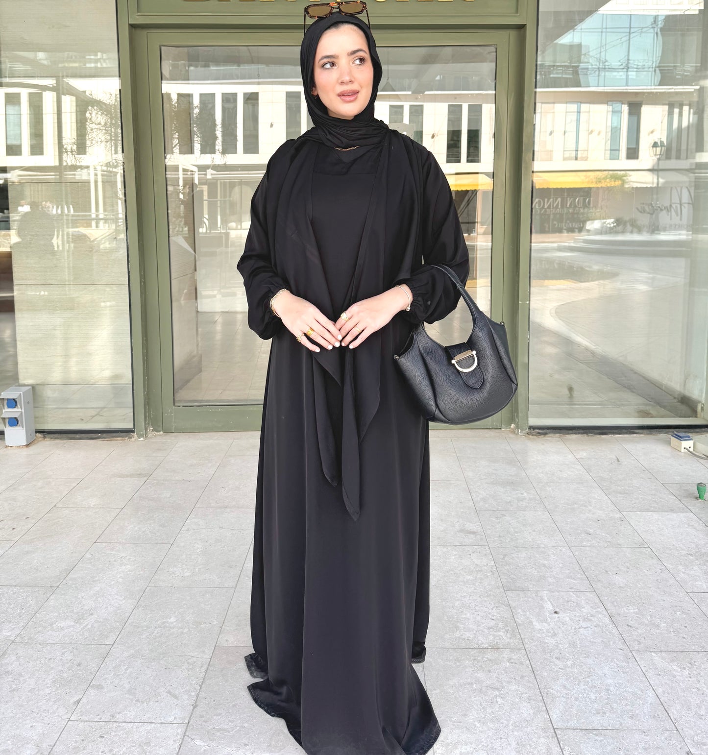 Double breasted Abaya