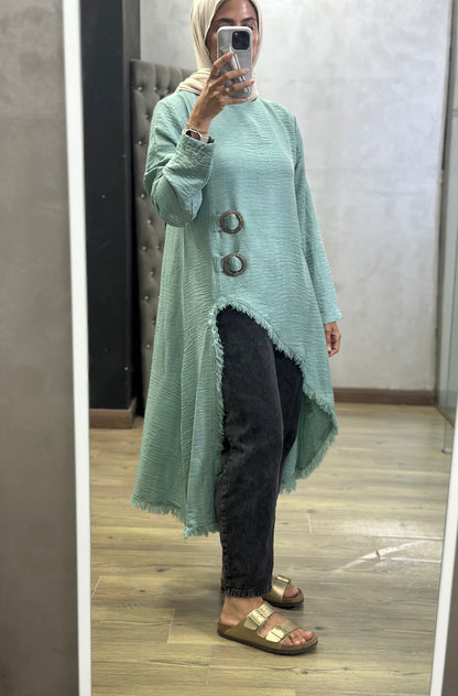 Edged Top in Green Mint