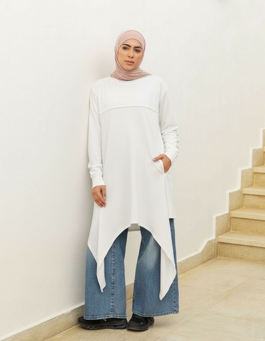 Flowy Sides Cotton Top