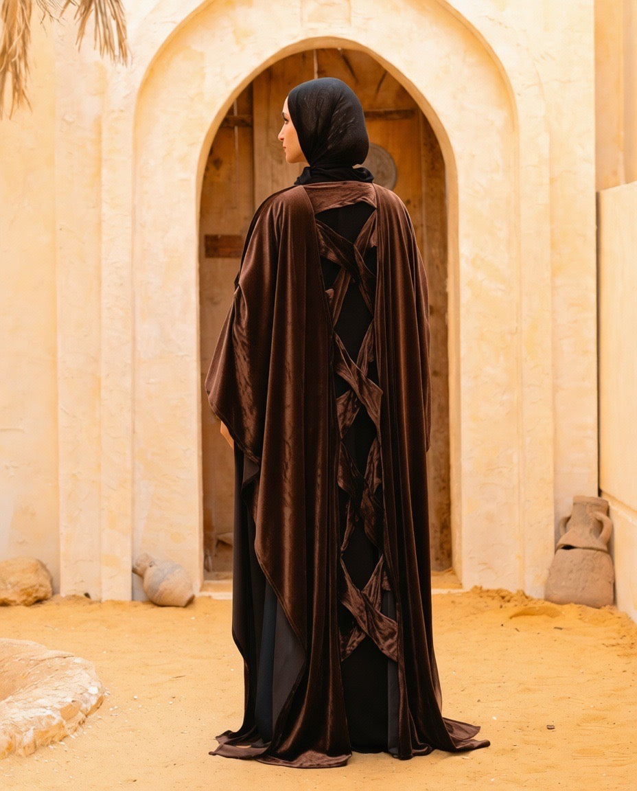 Velvet Cape Abaya
