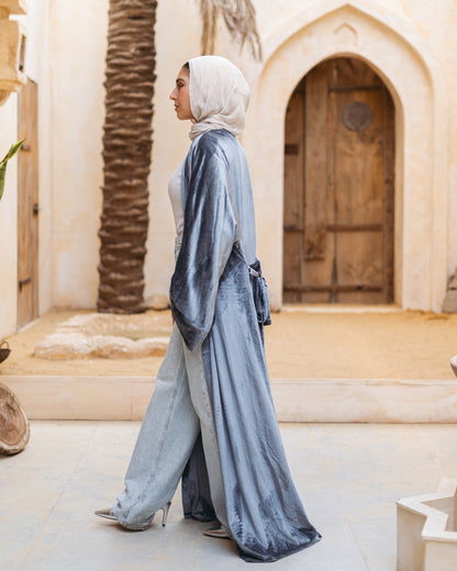 Velvet Plain Abaya