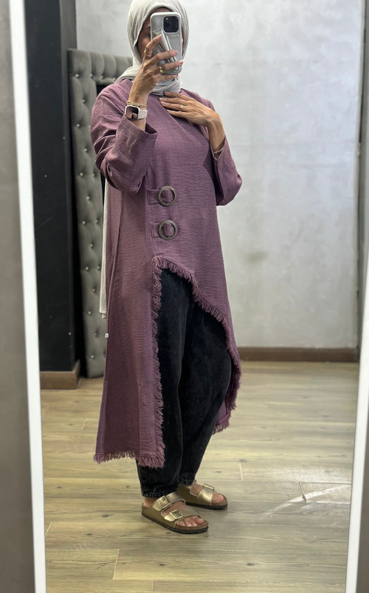 Edged Top in Lilac