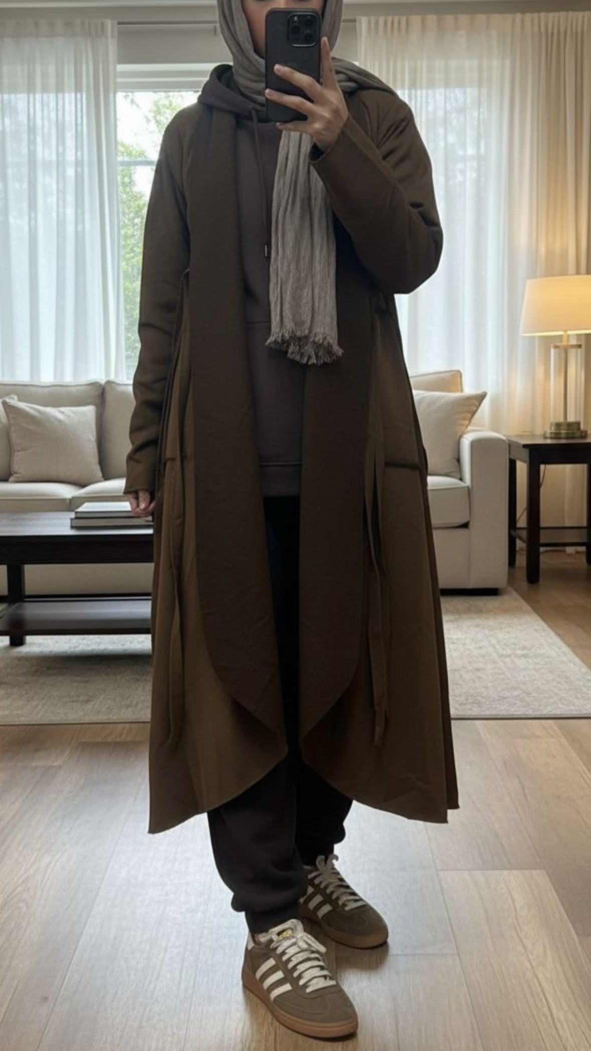 Cardigan with Dangling strips