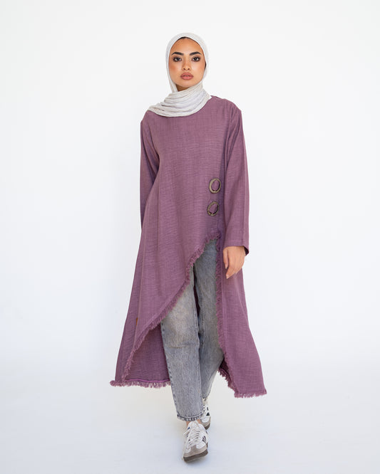Edged Top in Lilac